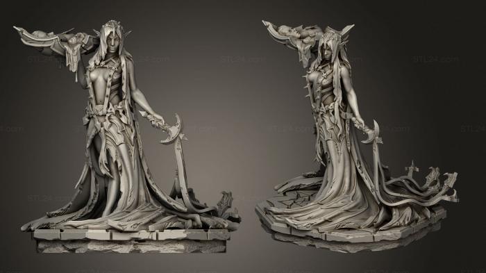 Figurines heroes, monsters and demons (Neophyte, STKM_3111) 3D models for cnc